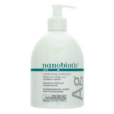 Nanobiotic Med Plus Silver Wash &amp; Protect, gel savon pour les mains et le corps, 500 ml