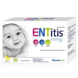 ENTitis Baby pour les nourrissons de plus de 6 mois et les enfants, goût banane, 30 sachets