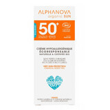 Alphanova Sun Bio, crème solaire, hypoallergénique, SPF 50, 50 g