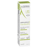 A-Derma Dermalibour+ Cica, baume à lèvres régénérant, 15 ml