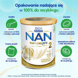 Nestle NAN Supremepro 2 HM-O, Folgemilch für Säuglinge ab 6 Monaten, 800 g