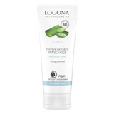 Logona Classic, gel limpiador facial de limpieza profunda con aloe vera bio, piel normal, 100 ml