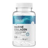 OstroVit Collagène Marin + Acide Hyaluronique + Vitamine C, 120 gélules