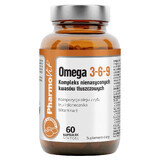 PharmoVit Omega 3-6-9, a complex of unsaturated fatty acids, 60 softgel capsules