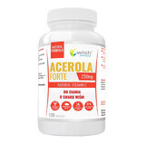 Wish Acerola Forte 250 mg, natürliches Vitamin C mit Kirschgeschmack, 120 Lutschtabletten