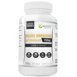 Wish Activated Coconut Carbon 250 mg, powder, 250 g