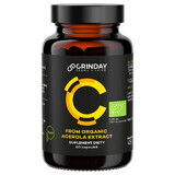 Grinday C, vitamine C issue de l'acérola biologique, 60 gélules