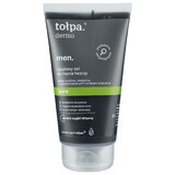 Tolpa Dermo Men Pure, gel nettoyant pour le visage au charbon de bois, 150 ml