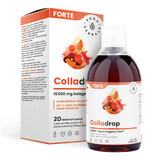 Aura Herbals Colladrop Forte, collagène marin HM 10000 mg, 500 ml