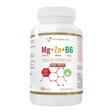 Progress Labs Mg+Zn+B6, 120 comprimés