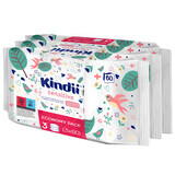 Kindii Sensitive, lingettes humides pour bébés et enfants, 3 x 60 pcs