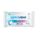 WaterWipes Bio Adult Care, lingettes humides, eau, XL, 30 pièces