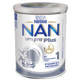 Nestlé NAN Optipro Plus 1 HM-5, lait infantile pour bébés dès la naissance, 800 g