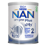 Nestlé NAN Optipro Plus 2 HM-O, lait de suite pour nourrissons de plus de 6 mois, 800 g