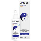 Medixil Feet &amp; Hands, spray antitranspirant pour les pieds et les mains, 75 ml