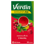 Verdin Fix à la framboise, 20 sachets