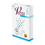 Veera Forte, lange compressiepanty, 1e compressieklasse, gesloten tenen, maat 3, zwart