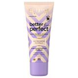 Eveline Cosmetics Better Than Perfect, fond de teint hydratant et couvrant, n° 03, beige clair, 30 ml