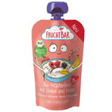 Fruchtbar Haferflocken mit Dinkel Bio in der Tube, Brombeere, Himbeere, Banane, Kokosnussmilch, nach 6 Monaten, 120 g