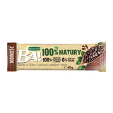 Bakalland BA ! Barre aux fruits 100% nature, dattes et cacao avec cacahuètes grillées et céréales, sans sucre ajouté, 40 g