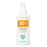 Alphanova Sun Bio, spray solaire, hypoallergénique, SPF 50, 90 g