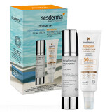 Sesderma Hidraderm Hyal set, crème pour le visage, 50 ml + Repaskin Silk Touch Color, crème solaire pour le visage, coloration, SPF 50, 50 ml