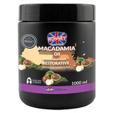 Ronney Macadamia Oil, masque fortifiant pour cheveux secs et cassants, 1000 ml