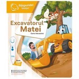 Matei Excavator Interactive Book, +3 years, Raspundel Istetel