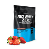 Iso Whey Zero poudre de protéines aromatisée à la fraise, 500 g, BioTech USA