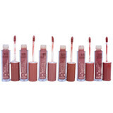 Set di 6 lucidalabbra opachi, Trucco, Lipgloss opachi, Vivid Touch, Naturale