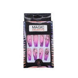 Lot de 12 faux ongles d'aspect naturel, Magic Fingertips, 02