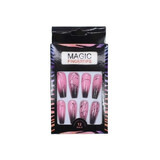 Lot de 12 faux ongles d'aspect naturel, Magic Fingertips, 03