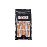 Lot de 12 faux ongles d'aspect naturel, Magic Fingertips, 05