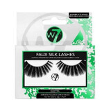 Reusable False Eyelashes, W7, Faux Silk Lashes, Electra, with Adhesive Included