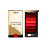 Rouge à lèvres Palette Loreal Color Riche, La Palette, Rouge, 6 couleurs