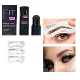 Eyebrow stamp, Fit Me, Eyebrow Stamp, 3 Templates included, Brown