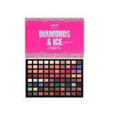 Palette d'ombres à paupières, NYX, Diamonds Ice, 80 couleurs