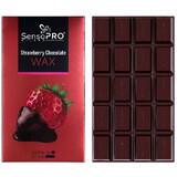 Elastic hair removal wax, SensoPro, Wax Chocolate, Strawberries, 400 g