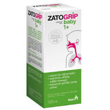 ZatoGrip Sirop aromatisé à la framboise pour les enfants de plus de 1 an 120ml