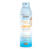 Isdin Wet Skin Spray de protection solaire transparent pour enfants avec SPF 50, 250 ml