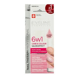 Eveline, 6w1 Care amp ; Colour Shimmer Pink , Baume pour les ongles, 5 ml