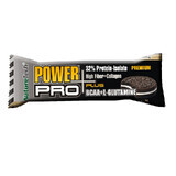 POWER PRO PLUS 32% barre protéinée, avec BCAA et L-GLUTAMINE, avec biscuits et crème fouettée, 80g, Nature Tech