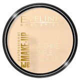 Eveline Cosmetics Art Make Up Anti-Shine Complex Matifying Mineral Powder with Silk 30 Ivory, 14g