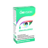 Solution ophtalmique pour la sécheresse oculaire Onvision Dezalerg, 10 ml, Sun Wave Pharma