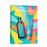 Set Olio di trattamento per tutti i tipi di capelli 100 ml + Crema mani originale profumata 100 ml Summer Duo, Moroccanoil