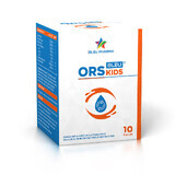 Solution de réhydratation orale pour enfants ORS Kids Bleu, 10 sachets x 5,5 g, Bleu Pharma