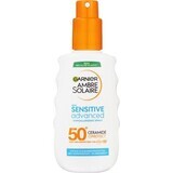 Garnier Ambre Solaire Solaire Sensitive Advanced Lightly Sensitive Skin SPF 50+, 150 ml