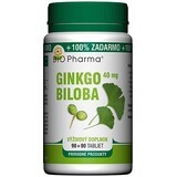 Bio Pharma Ginkgo biloba 40mg 90+90 comprimés 180 comprimés