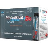 Magnesium chelate shot Salutem Magnesium chelate + B6 cherry flavor, ampoules 10 x 25 ml