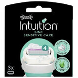 Wilkinson Sword Intuition sensibile che testine di ricambio 3 pz.